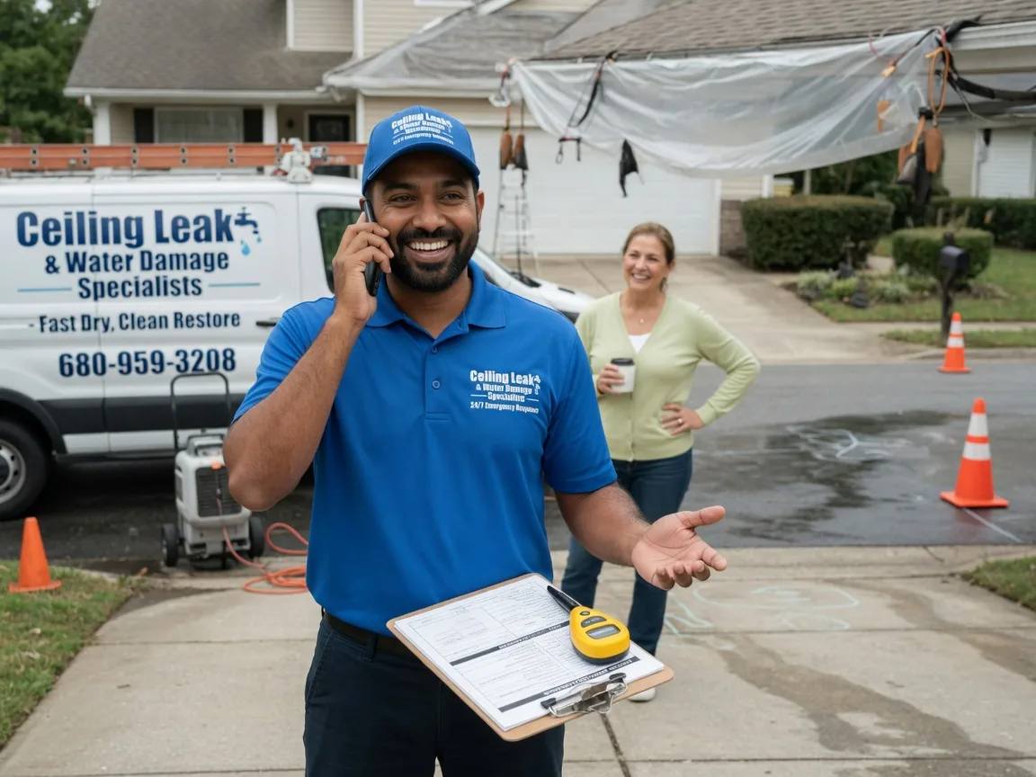 Ceiling Leak Cleanup Hereford, OR FAQs